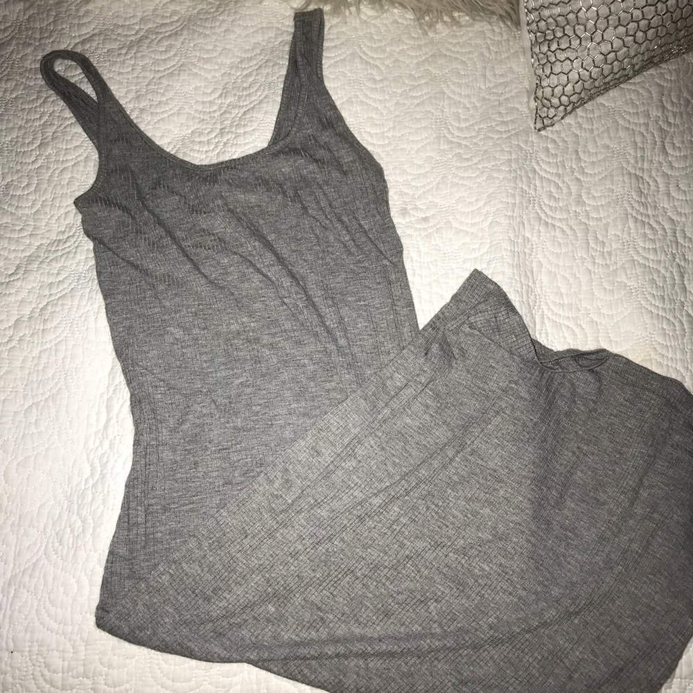 Gray dress